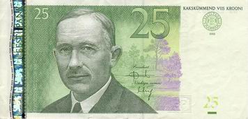 25 Estnische Kronen