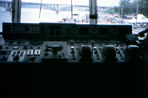 Brücke der MS Anton Tschechov
