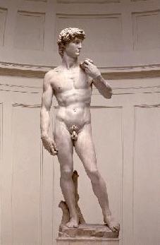 David von Michelangelo in der Galeria Accademica in Florenz
