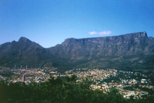 Table Mountain at Cape Town